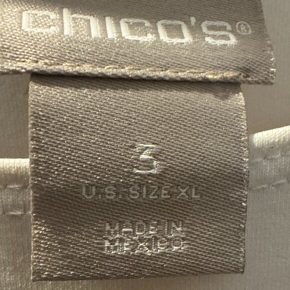 Chico’s Microfiber Cami White Women’s XL/16 (Chico's Size 3) – Pre-Owned - Picture 5 of 6